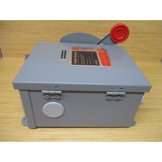 Cutler Hammer DH361UDK Eaton Safety Switch 3 Knockouts - Used