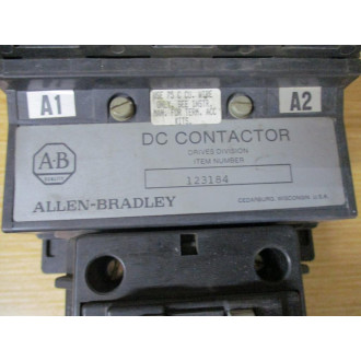 Allen Bradley 123184 DC Contactor 115V - Used