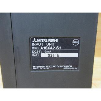 Mitsubishi A1SX42-S1 Input Unit A1SX42S1 WOuter Board - Used