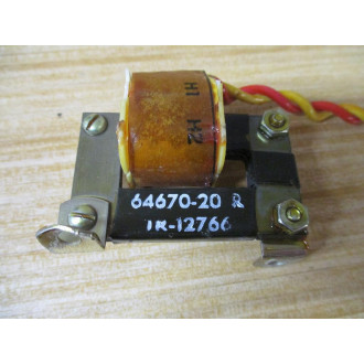 Reliance Electric 64670-20 R 6467020R Current Transformer - Used