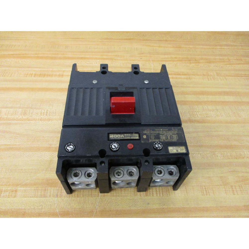 General Electric THJK436F000 Circuit Breaker 400 AMP - Used