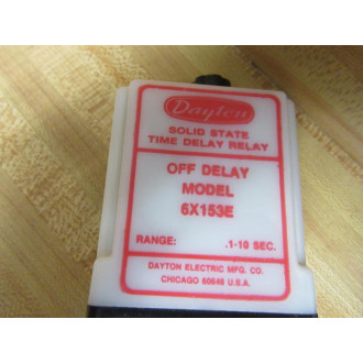 Dayton 6X153E Time Delay Relay