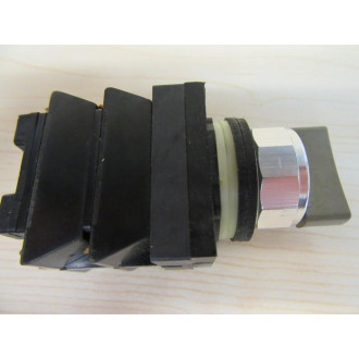 Gemco 404S3X121 Y AA2 Selector Switch W2 Contact Blocks