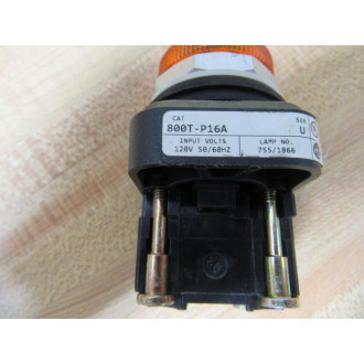 Allen Bradley 800T-P16A Amber Pilot Light 800TP16A w40171-002-01 - New No Box