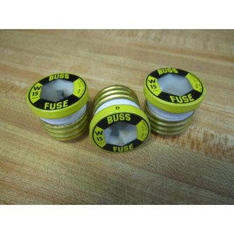 Buss W-15 Bussmann Fuse W15 (Pack of 3) - New No Box