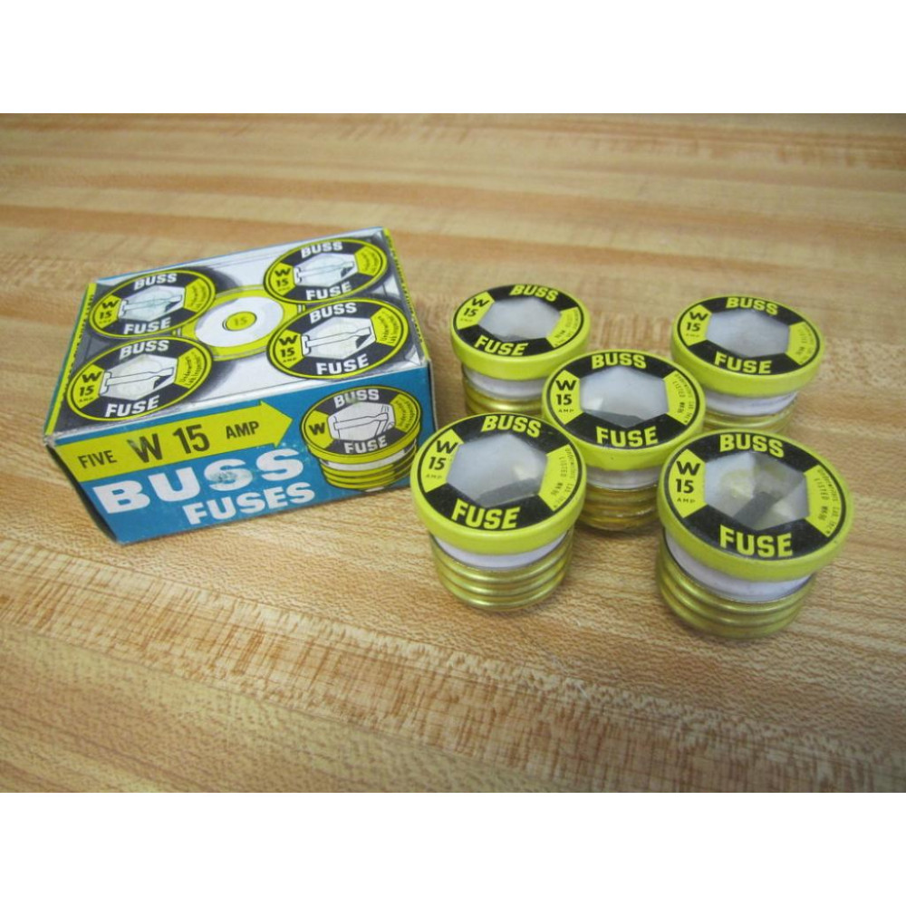Buss W-15 Bussmann Fuse W15 (Pack of 5)
