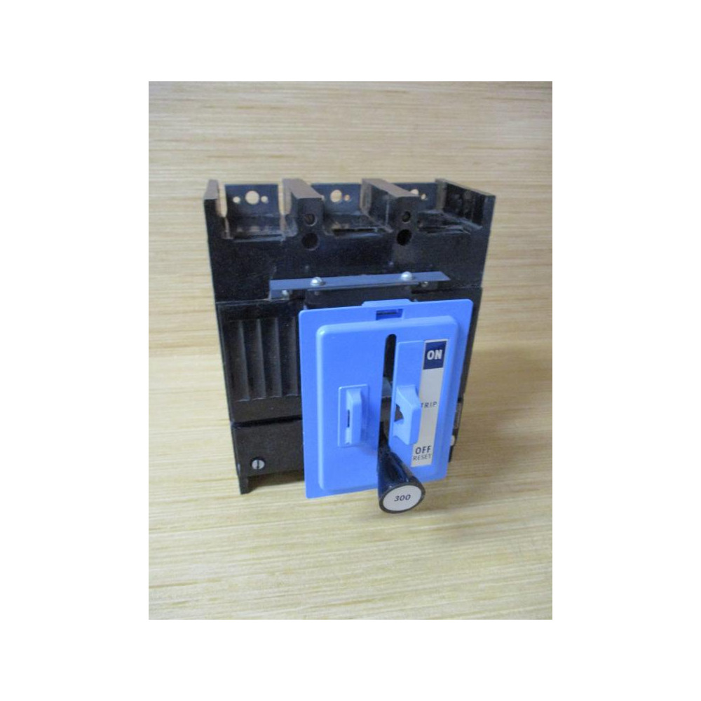 General Electric THJK436F000 Circuit Breaker 300 AMP, WLever - Used
