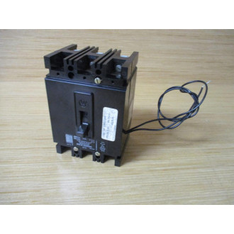 Westinghouse EHB3100 100A Circuit  Breaker 4989D52G44 W Shunt Trip - Used