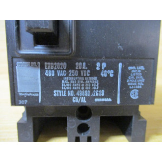 Westinghouse EHB2020 Circuit Breaker 20AMP - Used