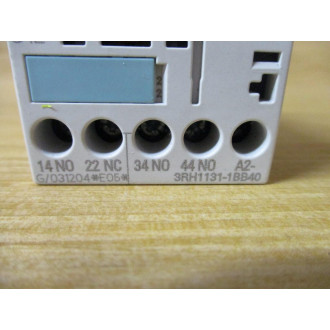 Siemens 3RH1131-1BB40 Contactor 3RH11311BB40 - New No Box