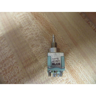 Alcoswitch MPE-406R Push Button Switch MPE406R WO Button & HW - Used