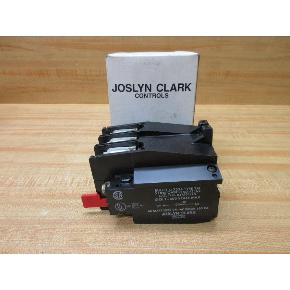 Joslyn Clark KTM31-12 Overload Relay KTM3112