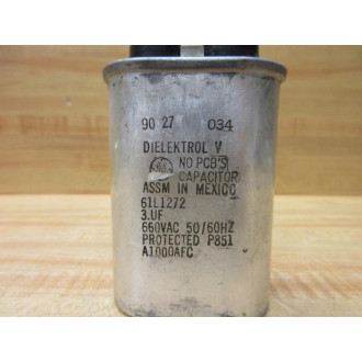 Dielektrol 61L1272 GE Capacitor 3µF - Used