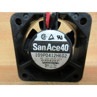 Sanyo Denki 109P0412H602 Fine Ace 20 DC Fan DC 12V 0.11A - New No Box