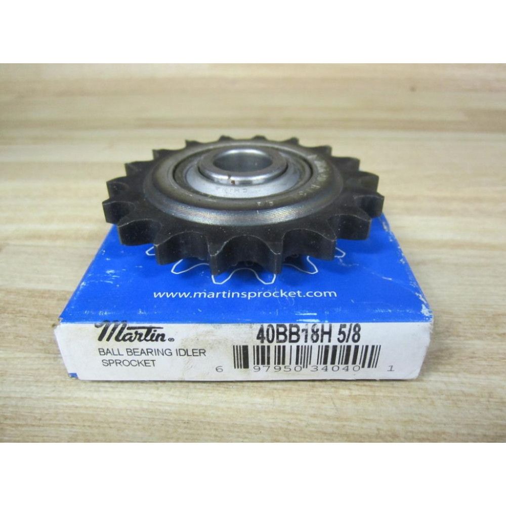 Martin 40BB18H-58 Ball Bearing Idler Sprocket 40BB18H58