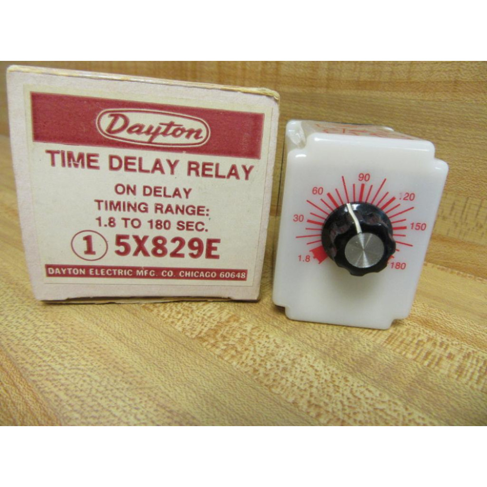 Dayton 5X829E Time Delay Relay