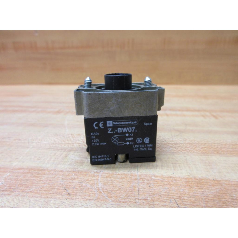 Telemecanique Z-BW07 Light Module Z..-BW07 - New No Box