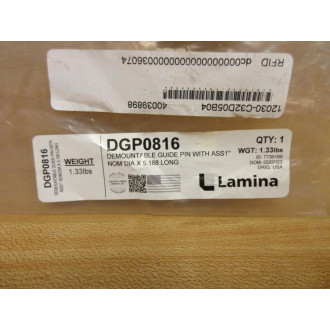 Lamina DGP0816 Demountable Guide Pin (Pack of 2) - New No Box