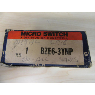 Honeywell  Micro Switch BZE6-3YNP Limit Switch