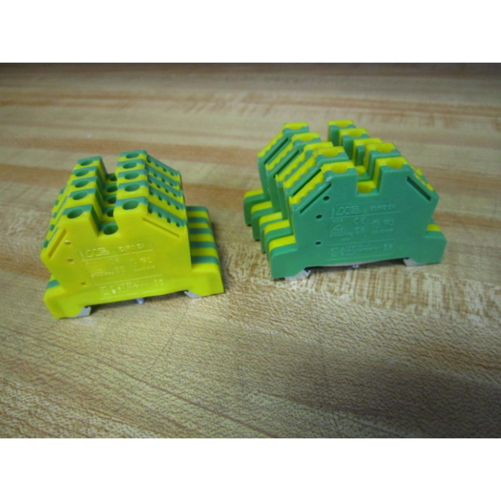 Morsettitalia EURO-E4 Grounding Terminal Block EUROE4 (Pack of 5) - New No Box