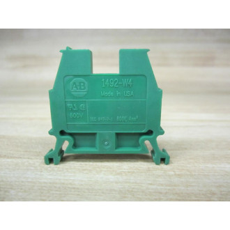 Allen Bradley 1492-W4 Terminal Blocks Green 1492-W4G (Pack of 8) - New No Box