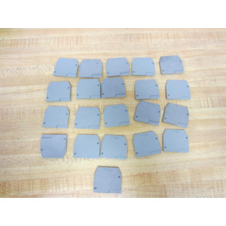 ABB Entrelec 11836816 Terminal Block End FEM6 (Pack of 22) - New No Box