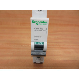 Schneider 60105 Circuit Breaker 1P 4A C60 4A - New No Box