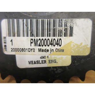 John Deere PM20004040 Weasler Chain Sprocket - New No Box