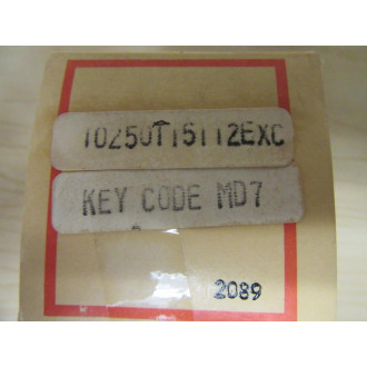 Cutler Hammer 10250T15112EXC Selector Switch With Key WKey Code MD7