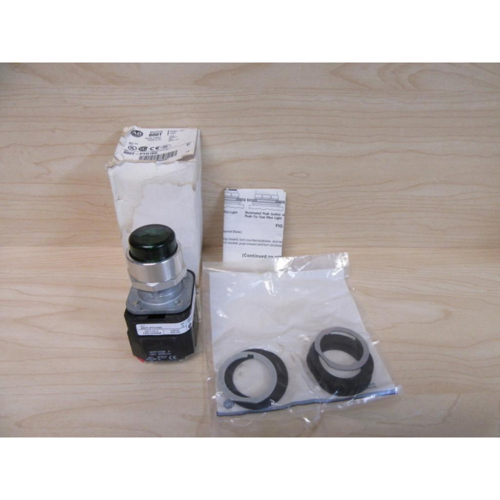 Allen Bradley 800T-PTH16G Green Pilot Light 800TPTH16G