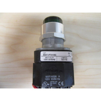 Allen Bradley 800T-PTH16G Green Pilot Light 800TPTH16G
