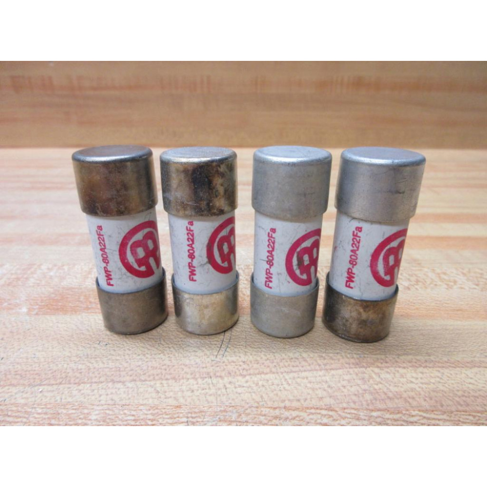 Buss FWP-80A22FA Bussmann Fuse Cross Ref 1EJ07 (Pack of 4) - Used