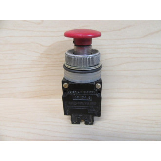 General Electric CR104A3123 Push Button Switch - Used