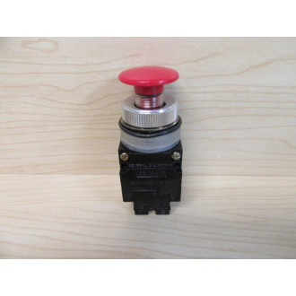 General Electric CR104A3123 Push Button Switch Silver Bezel - New No Box