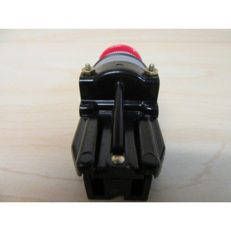 General Electric CR104A3123 Push Button Switch Silver Bezel - New No Box