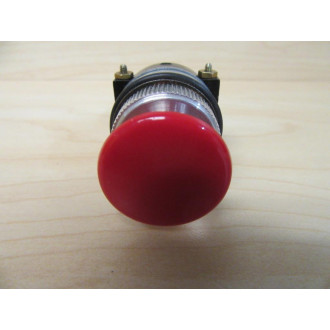 General Electric CR104A3123 Push Button Switch Silver Bezel - New No Box