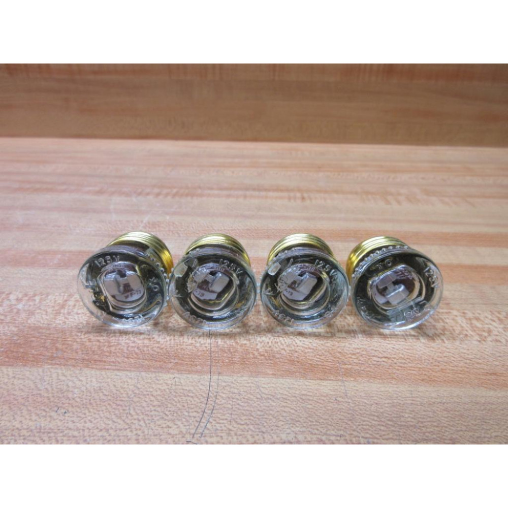Eagle 670-25 Glass Plug Fuse 25A-125VAC (Pack of 4) - New No Box