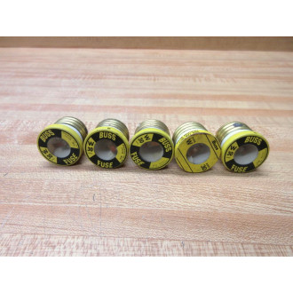 Buss W-30 Bussmann Plug Fuse W30 (Pack of 5) - Used