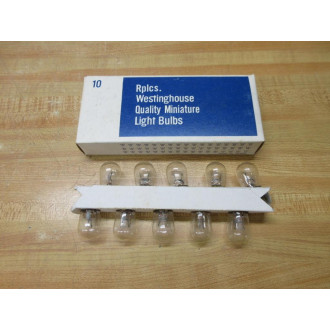Westinghouse 1004 Miniature Lamp Light Bulbs (Pack of 10)