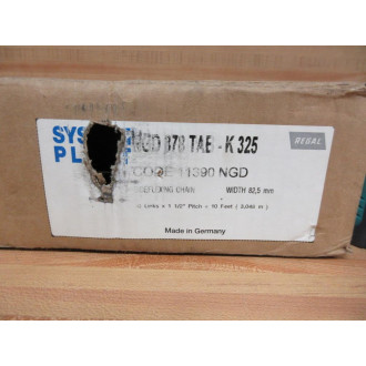 System Plast NGD-878-TAB-K325 Sideflexing chain NGD878TABK325