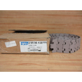 System Plast LF 878 TAB-K325 Sideflexing Chain LF878TABK325
