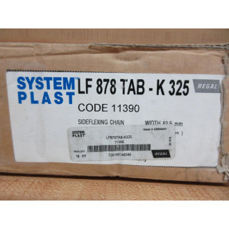 System Plast LF 878 TAB-K325 Sideflexing Chain LF878TABK325
