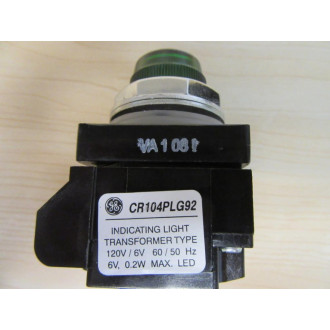 General Electric CR104PLG92G Indicating Light - New No Box