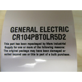 General Electric CR104PBT0LR5D2 3-Pos. Push-Pull Button GE