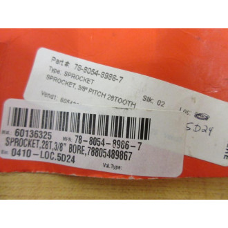 3M 78-8054-8986-7 Sprocket 78805489867 - New No Box