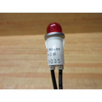 Wamco WL-1050A1 Neon Indicator Red 1035 - New No Box