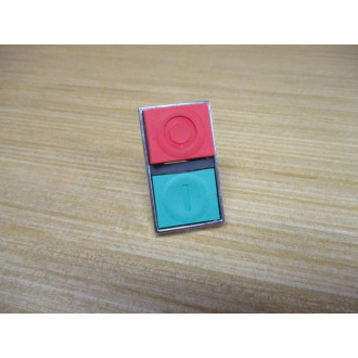 Schneider ZB4-BL8434 Telemecanique Double Headed Push Button - Used