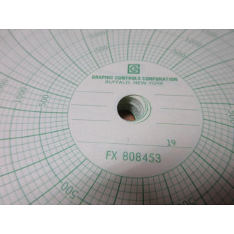 Graphic Controls 808453 FOXBORO Recording Chart (Pack of 100)