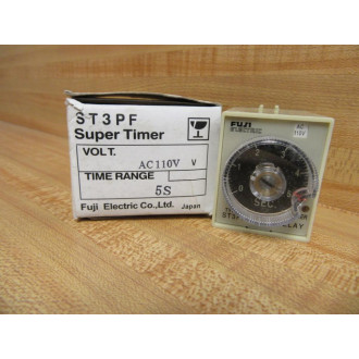 Fuji Electric ST3PF Off-Delay Timer AC250V 0-5 Seconds