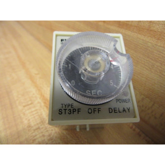 Fuji Electric ST3PF Off-Delay Timer AC250V 0-5 Seconds - New No Box